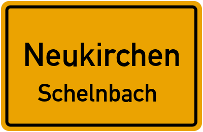 Ortsschild Neukirchen Schelnbach