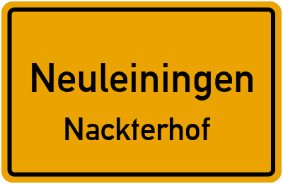 Straßenverzeichnis Neuleiningen Nackterhof