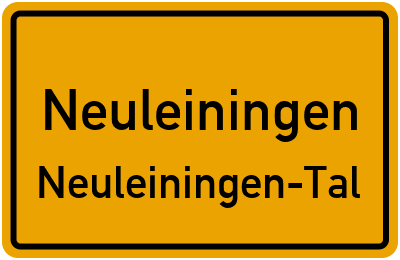 Straßenverzeichnis Neuleiningen Neuleiningen-Tal