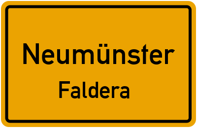 Straßenverzeichnis Neumünster Faldera
