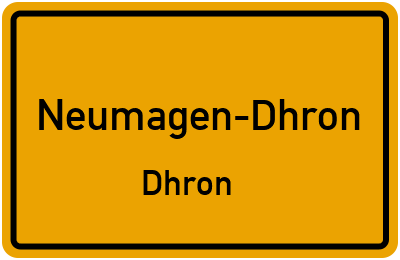 Straßenverzeichnis Neumagen-Dhron Dhron