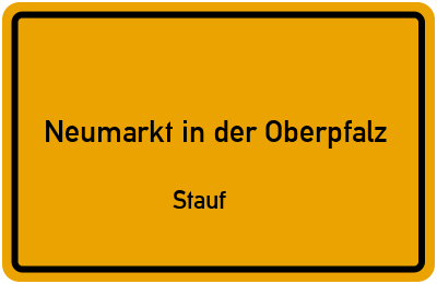 Straßenverzeichnis Neumarkt in der Oberpfalz Stauf