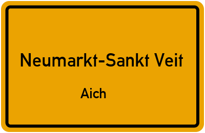 Straßenverzeichnis Neumarkt-Sankt Veit Aich