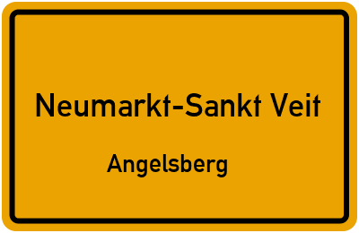 Straßenverzeichnis Neumarkt-Sankt Veit Angelsberg