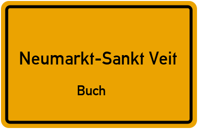 Straßenverzeichnis Neumarkt-Sankt Veit Buch