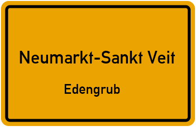 Straßenverzeichnis Neumarkt-Sankt Veit Edengrub