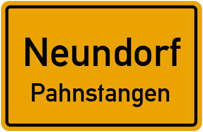 Straßenverzeichnis Neundorf Pahnstangen