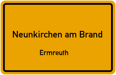 Straßenverzeichnis Neunkirchen am Brand Ermreuth