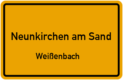 Straßenverzeichnis Neunkirchen am Sand Weißenbach