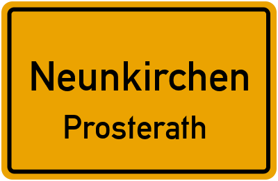 Straßenverzeichnis Neunkirchen Prosterath