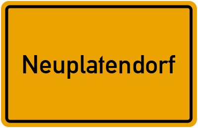 Neuplatendorf in Sachsen-Anhalt