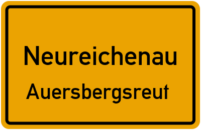Straßenverzeichnis Neureichenau Auersbergsreut
