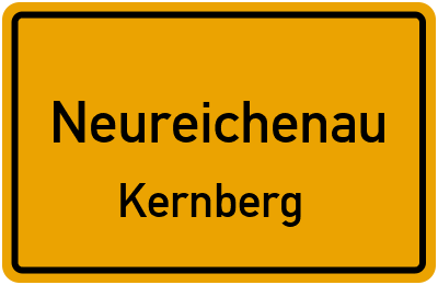 Ortsschild Neureichenau Kernberg