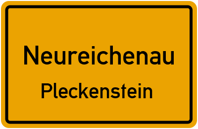Straßenverzeichnis Neureichenau Pleckenstein