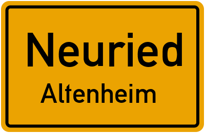 Straßenverzeichnis Neuried Altenheim
