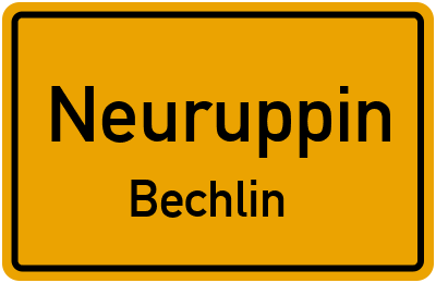 Straßenverzeichnis Neuruppin Bechlin