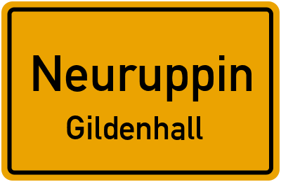 Straßenverzeichnis Neuruppin Gildenhall