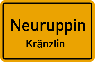 Straßenverzeichnis Neuruppin Kränzlin