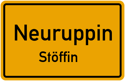 Straßenverzeichnis Neuruppin Stöffin