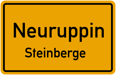 Straßenverzeichnis Neuruppin Steinberge