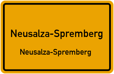 Straßenverzeichnis Neusalza-Spremberg Neusalza-Spremberg