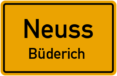 Straßenverzeichnis Neuss Büderich