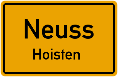 Straßenverzeichnis Neuss Hoisten