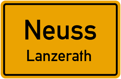 Straßenverzeichnis Neuss Lanzerath