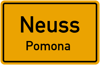 Straßenverzeichnis Neuss Pomona