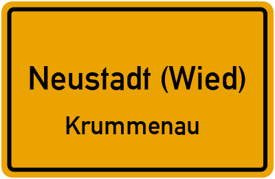Straßenverzeichnis Neustadt (Wied) Krummenau