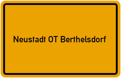 Branchenbuch Neustadt OT Berthelsdorf, Sachsen