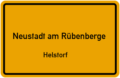 Straßenverzeichnis Neustadt am Rübenberge Helstorf