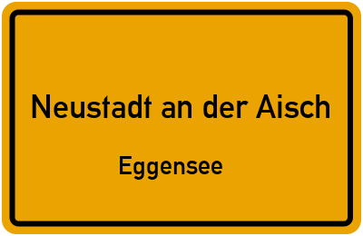 Straßenverzeichnis Neustadt an der Aisch Eggensee