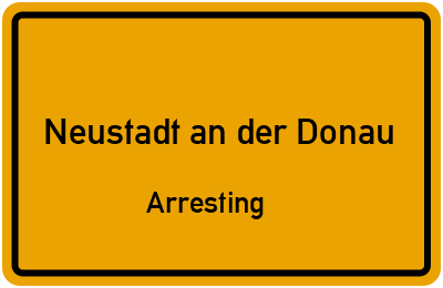 Straßenverzeichnis Neustadt an der Donau Arresting