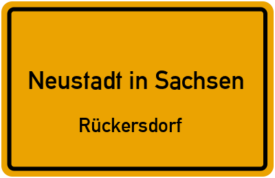 Straßenverzeichnis Neustadt in Sachsen Rückersdorf