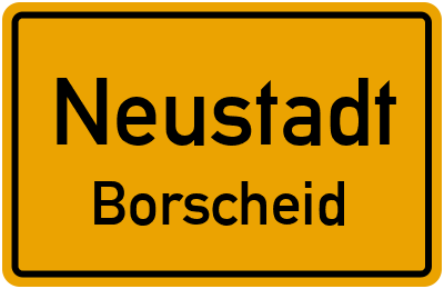 Straßenverzeichnis Neustadt Borscheid