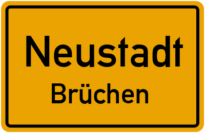 Straßenverzeichnis Neustadt Brüchen