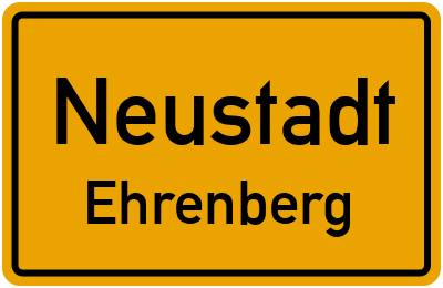 Straßenverzeichnis Neustadt Ehrenberg