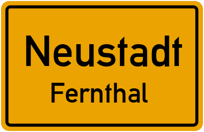 Straßenverzeichnis Neustadt Fernthal
