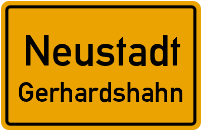 Straßenverzeichnis Neustadt Gerhardshahn