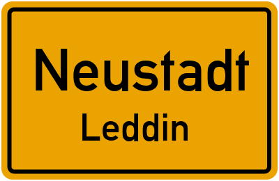 Straßenverzeichnis Neustadt Leddin