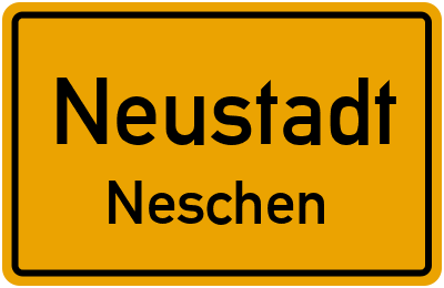Straßenverzeichnis Neustadt Neschen