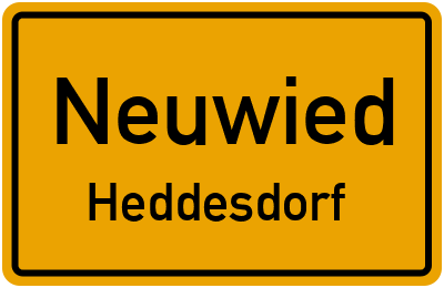 Straßenverzeichnis Neuwied Heddesdorf