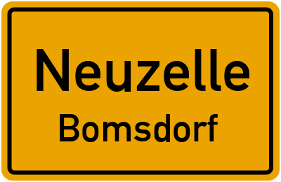 Straßenverzeichnis Neuzelle Bomsdorf