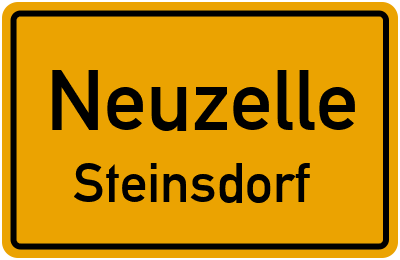 Straßenverzeichnis Neuzelle Steinsdorf