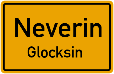 Straßenverzeichnis Neverin Glocksin