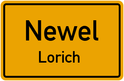 Straßenverzeichnis Newel Lorich