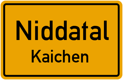 Straßenverzeichnis Niddatal Kaichen