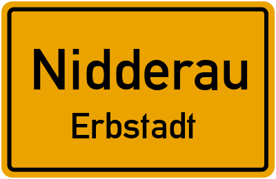 Straßenverzeichnis Nidderau Erbstadt