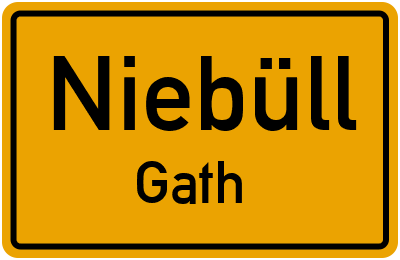 Straßenverzeichnis Niebüll Gath